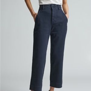 Everlane Navy Blue Straight Leg. Size 14